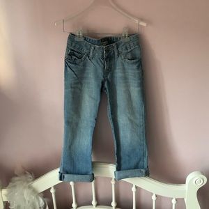 Woman's Aeropostale Denim Capri Cropped Jeans 0